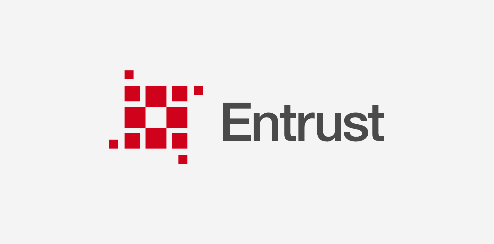 Entrust logo and brand